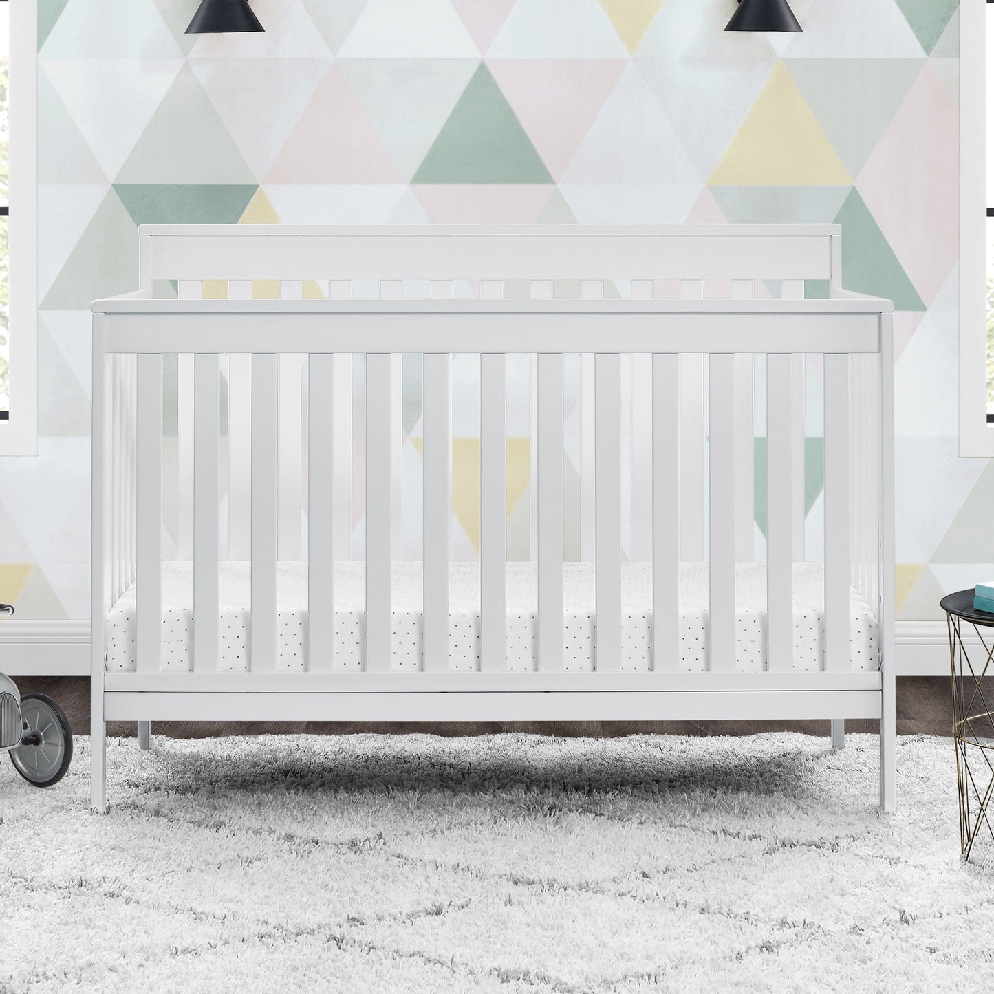 Mercer 6-in-1 Convertible Crib with Storage Trundle