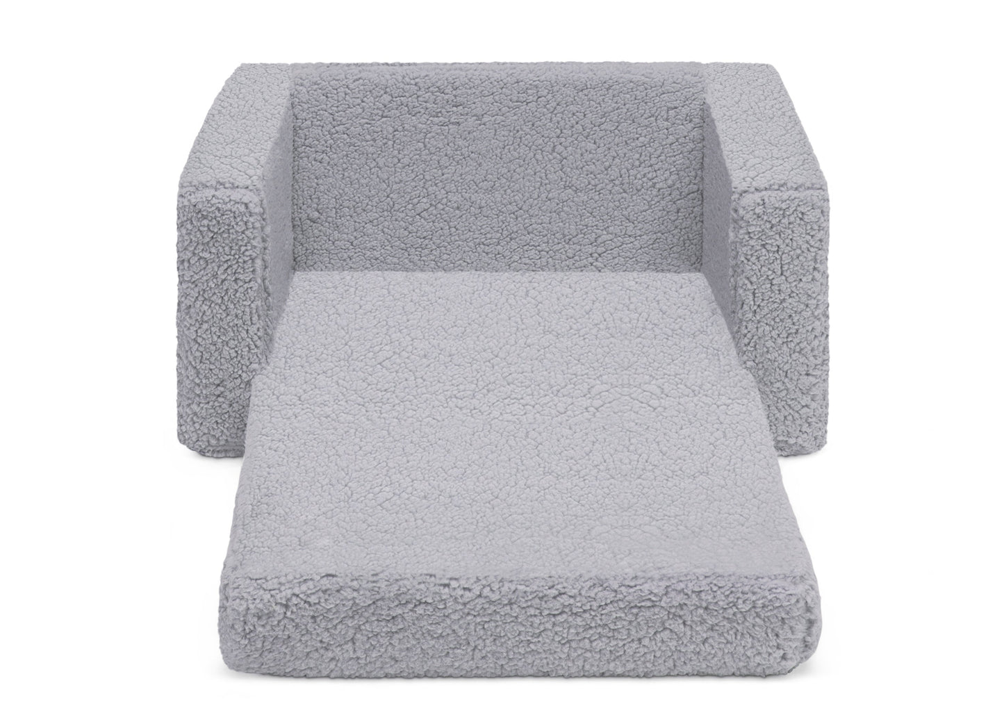 Personalized Cozee Flip-Out Sherpa 2-in-1 Convertible Chair to Lounger for Kids