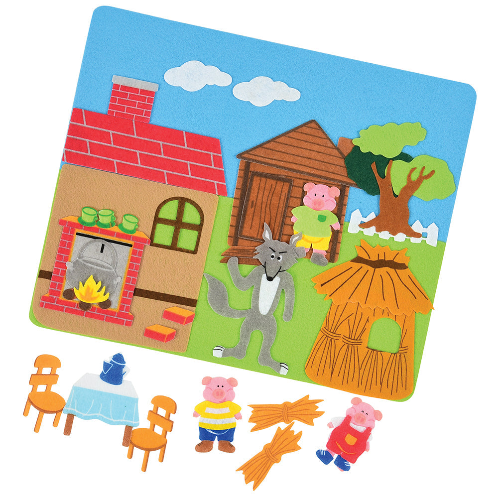 Classic Stories Flannel Board Set | Interactive Felt Storytelling with 5 Favorite Tales
