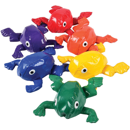 Bean Bag Bonanza Animal Toss Set | 18-Piece Vinyl Frogs, Ladybugs & Turtles