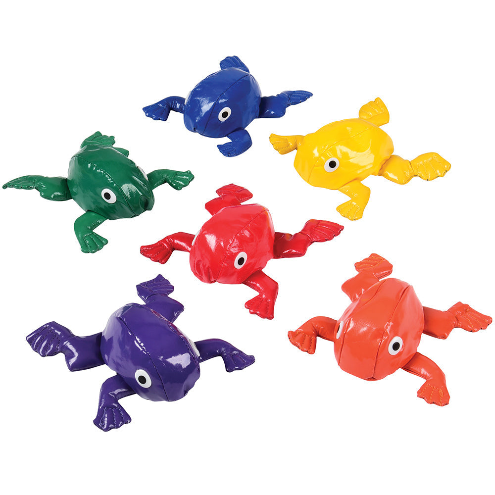 Bean Bag Bonanza Animal Toss Set | 18-Piece Vinyl Frogs, Ladybugs & Turtles