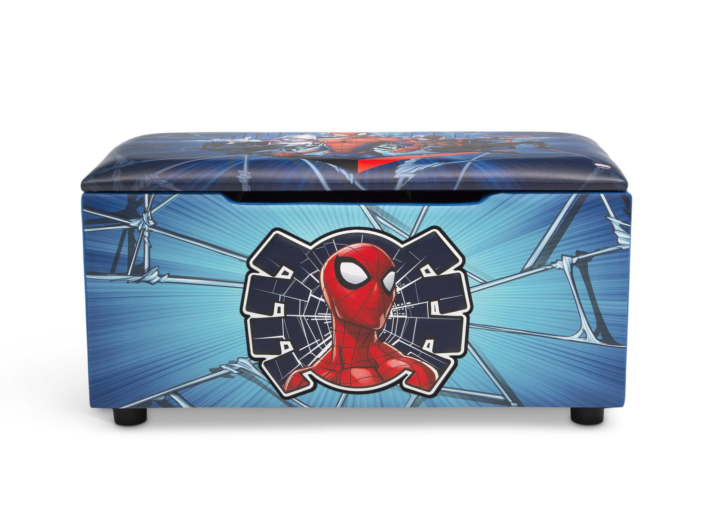 Spider-Man Upholstered Storage Bench for Kids