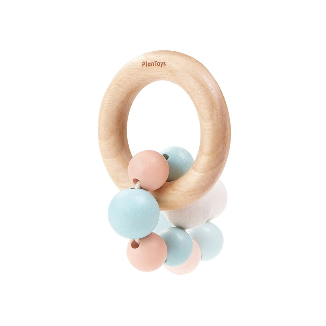 Plan Toys Beads Rattle - Pastel