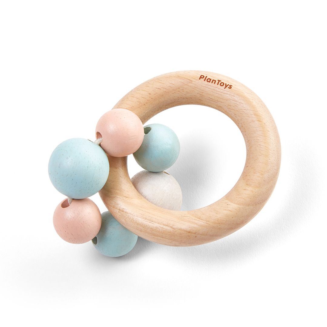 Plan Toys Beads Rattle - Pastel