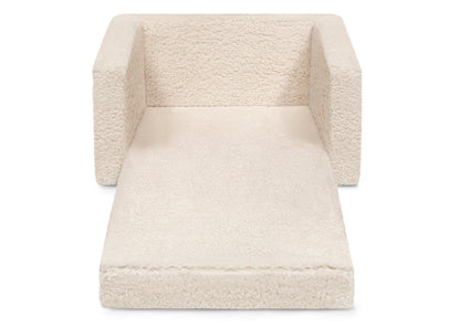 Personalized Cozee Flip-Out Sherpa 2-in-1 Convertible Chair to Lounger for Kids
