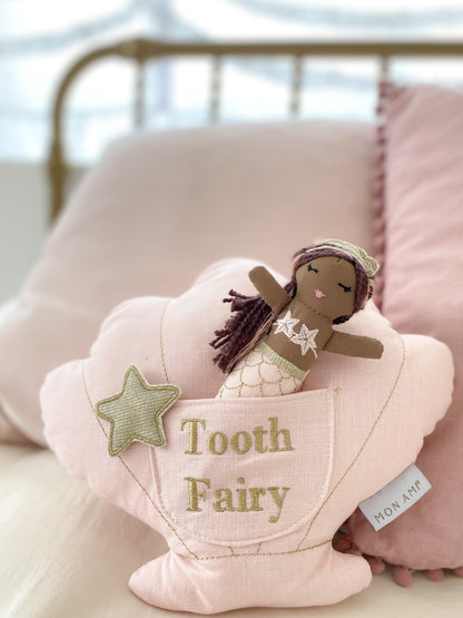 Macie Mermaid Tooth Fairy Pillow and Doll Set