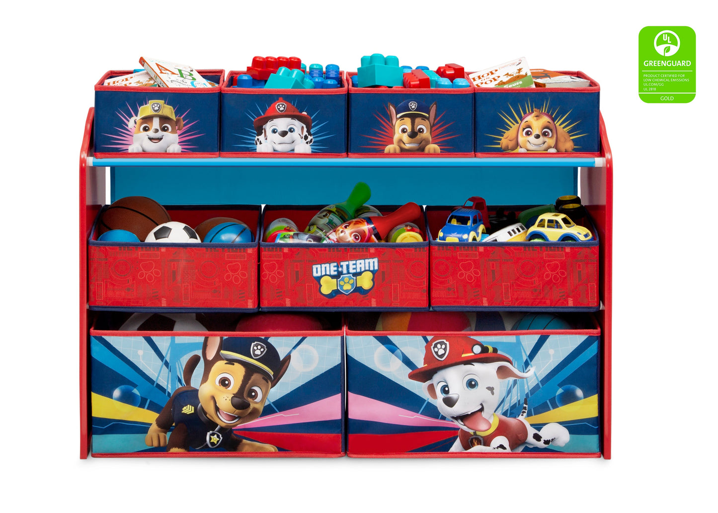 PAW Patrol Deluxe 9 Bin Design and Store Toy Organizer