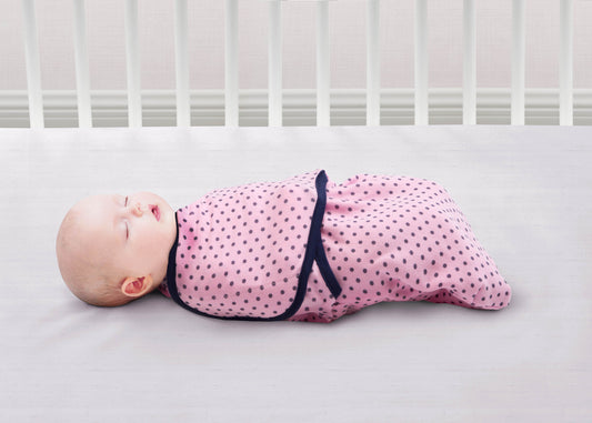 Little Lambs Adjustable Swaddle Wrap - Size Small/Medium, Fits Babies 0-3 Months/7-14 lbs., 4-Pack