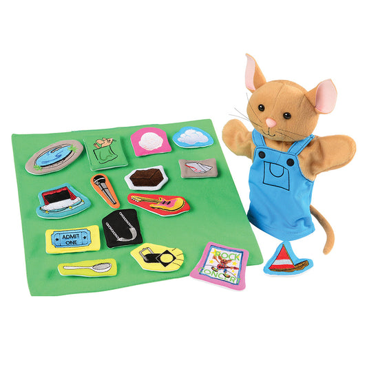 If You Give a Mouse a Brownie Puppet & 16-Piece Storytelling Props Set*